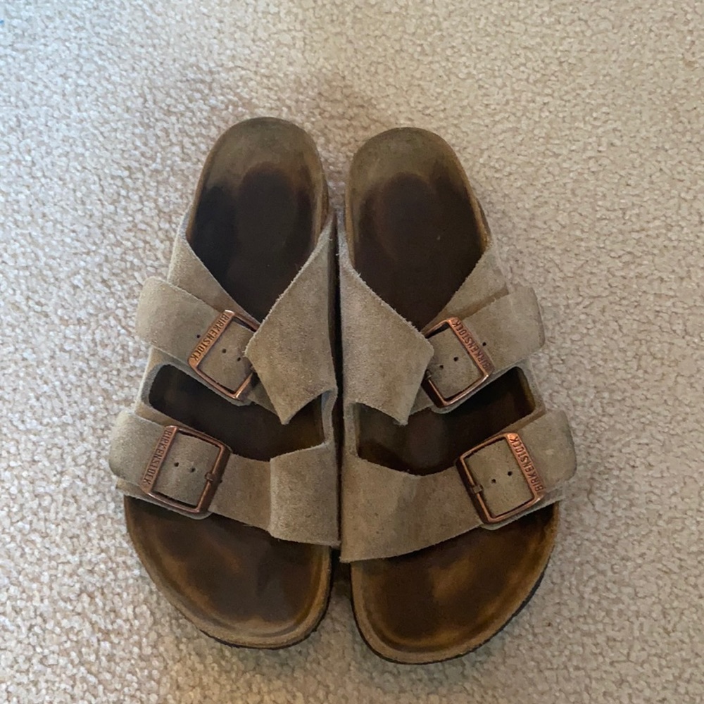 Tan Birkenstocks